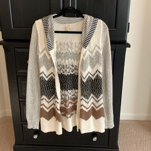 Gimmicks by BKE hooded cardigan